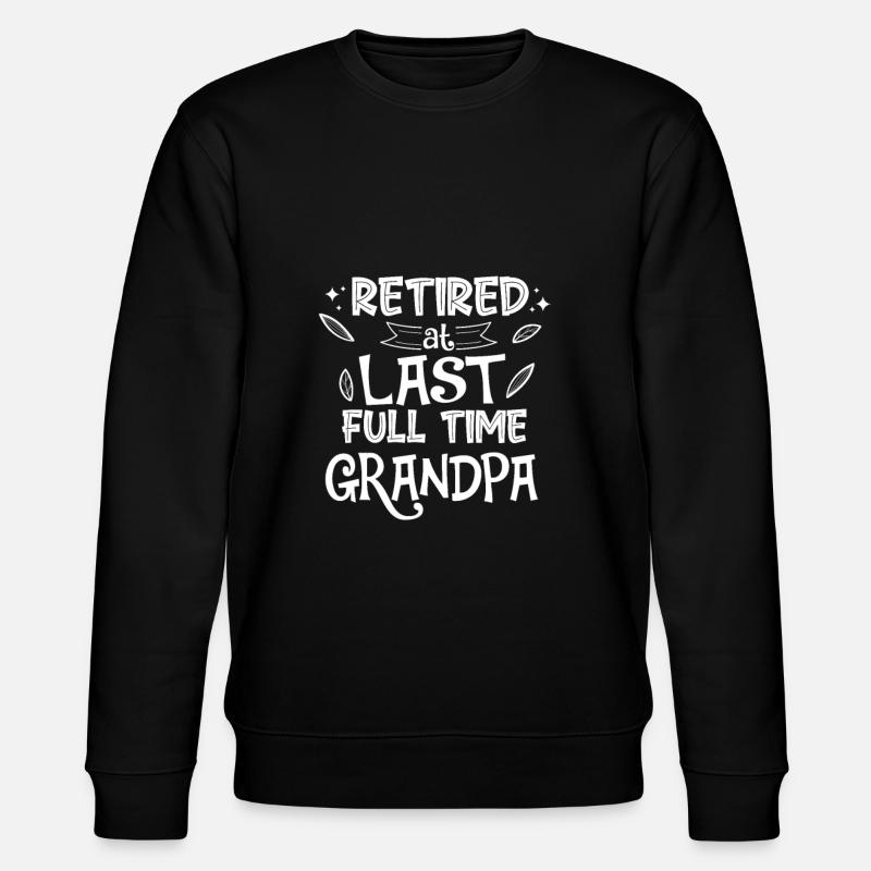 Opa Großvater Geschenk - Stanley/Stella Unisex Bio-Sweatshirt CHANGER  - Schwarz
