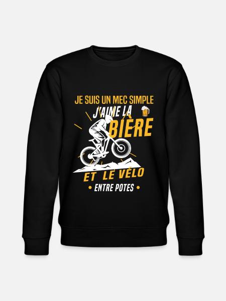 bière et vélo - Sweat bio CHANGER Stanley/Stella Unisexe - noir