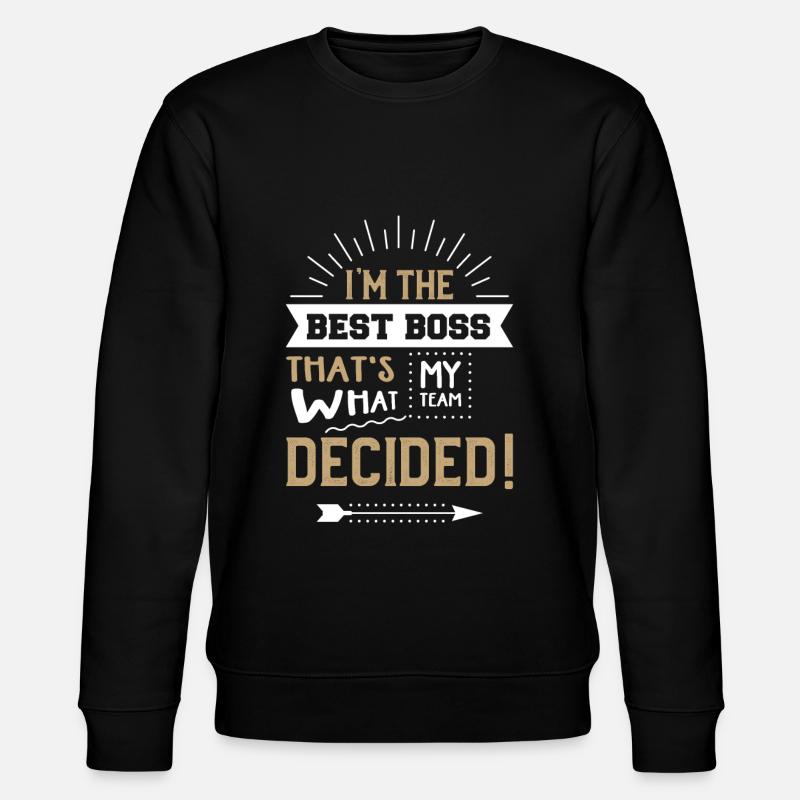 Chef's team employee office occupation - Stanley/Stella CHANGER Unisex Organic Sweatshirt - black