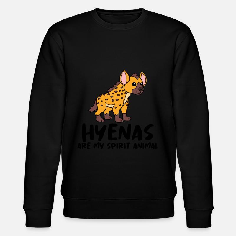 Hyäne - Stanley/Stella Unisex Bio-Sweatshirt CHANGER  - Schwarz