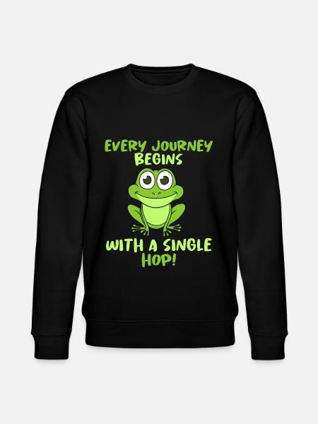 Grenouille - Sweat bio CHANGER Stanley/Stella Unisexe - noir
