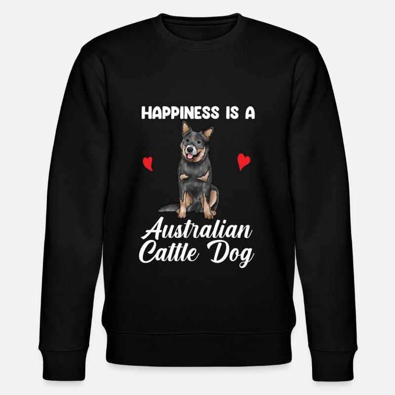 Australian Cattle Dog - Stanley/Stella Unisex Bio-Sweatshirt CHANGER  - Schwarz