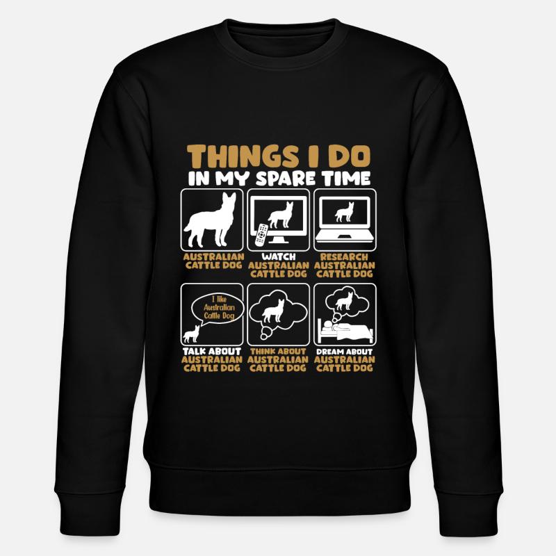 Bouvier australien - Sweat bio CHANGER Stanley/Stella Unisexe - noir