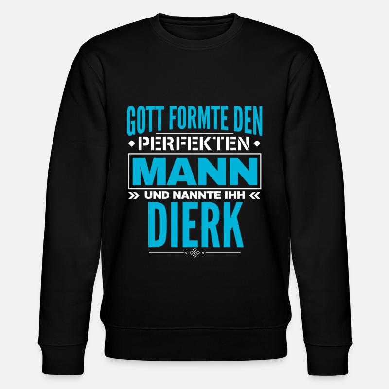 Dierk Name Design - Stanley/Stella Unisex Bio-Sweatshirt CHANGER  - Schwarz