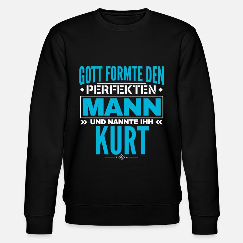 Kurt Name Design - Stanley/Stella Unisex Bio-Sweatshirt CHANGER  - Schwarz