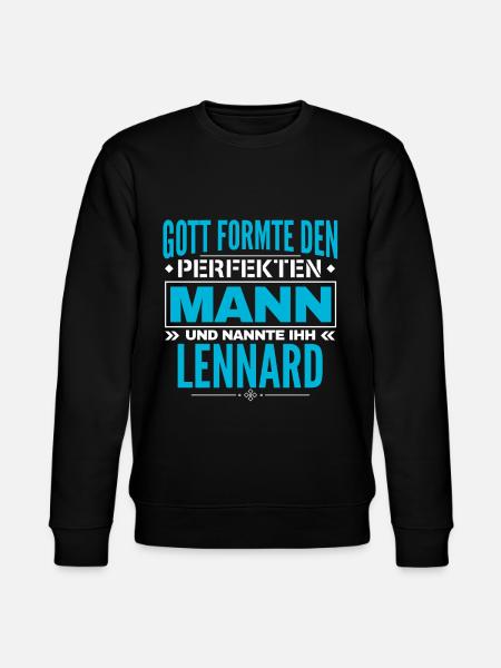 Lennard Name Design - Stanley/Stella Unisex Bio-Sweatshirt CHANGER - Schwarz