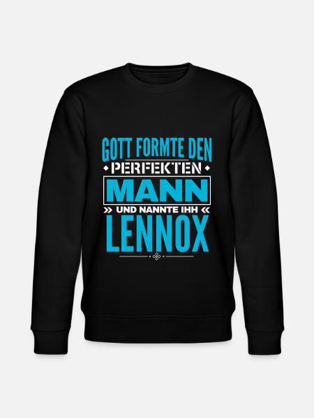 Lennox Name Design - Stanley/Stella Unisex Bio-Sweatshirt CHANGER - Schwarz