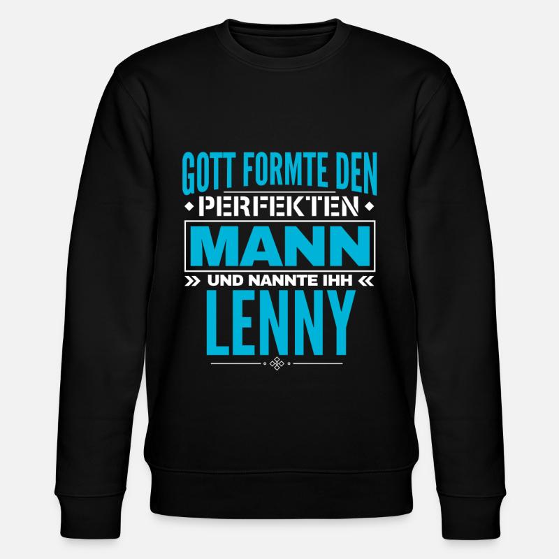 Lenny Name Design - Stanley/Stella Unisex Bio-Sweatshirt CHANGER  - Schwarz
