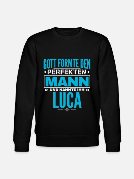 Luca Name Design - Stanley/Stella Unisex Bio-Sweatshirt CHANGER  - Schwarz