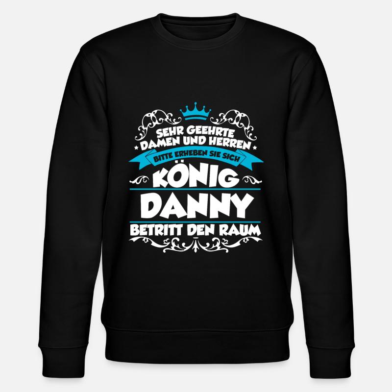 Danny Name Design - Stanley/Stella Unisex Bio-Sweatshirt CHANGER - Schwarz