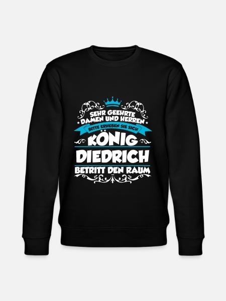 Diedrich Name Design - Stanley/Stella Unisex Bio-Sweatshirt CHANGER  - Schwarz