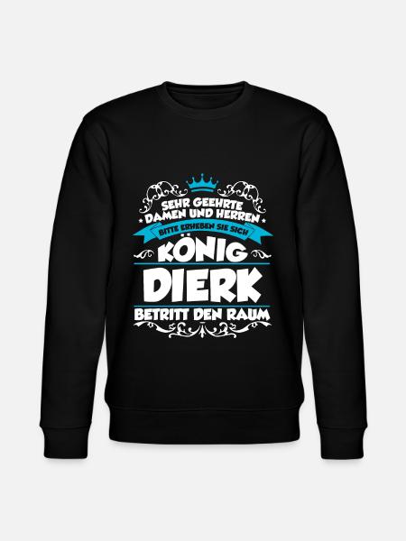 Dierk Name Design - Stanley/Stella Unisex Bio-Sweatshirt CHANGER  - Schwarz