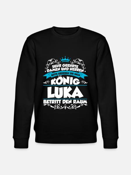 Luka Name Design - Stanley/Stella Unisex Bio-Sweatshirt CHANGER - Schwarz