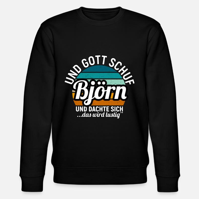 Boris - Stanley/Stella Unisex Bio-Sweatshirt CHANGER  - Schwarz