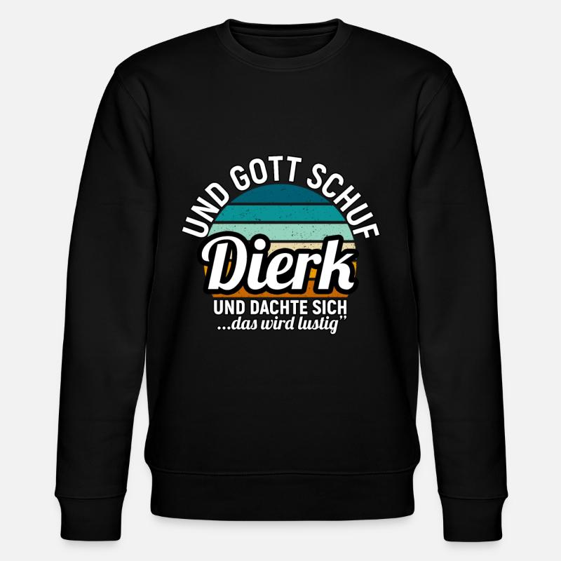 Dietmar - Stanley/Stella Unisex Bio-Sweatshirt CHANGER  - Schwarz