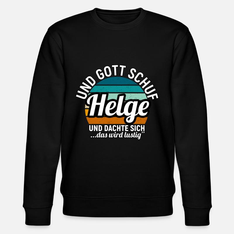 Helge - Stanley/Stella Unisex Bio-Sweatshirt CHANGER  - Schwarz