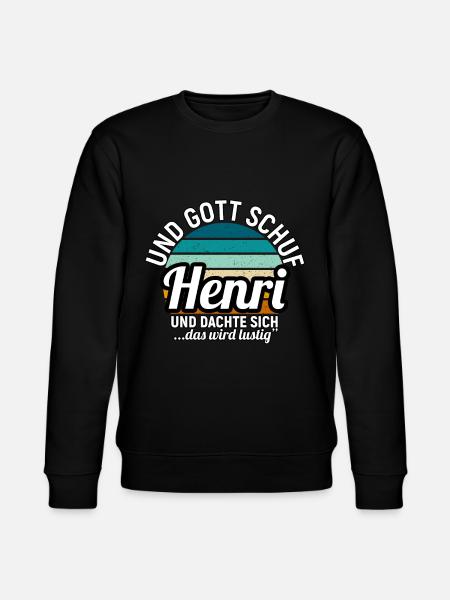 Henri - Stanley/Stella Unisex Bio-Sweatshirt CHANGER - Schwarz