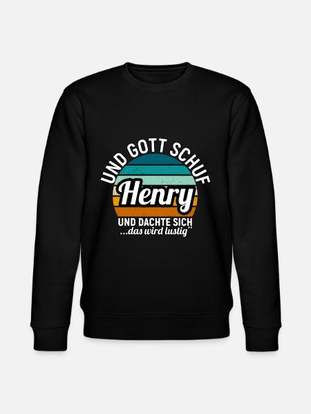 Henry - Stanley/Stella Unisex Bio-Sweatshirt CHANGER - Schwarz