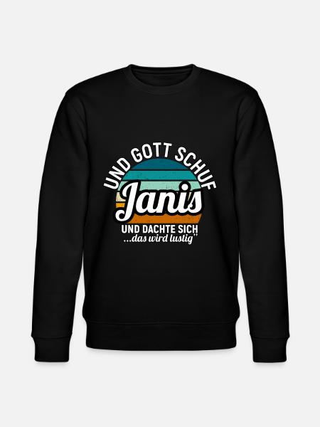 Janis - Stanley/Stella Unisex Bio-Sweatshirt CHANGER  - Schwarz