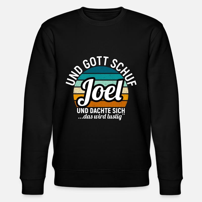 Joel - Stanley/Stella Unisex Bio-Sweatshirt CHANGER  - Schwarz