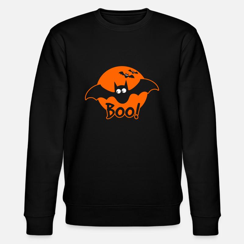 Boo! - Stanley/Stella Unisex Bio-Sweatshirt CHANGER  - Schwarz