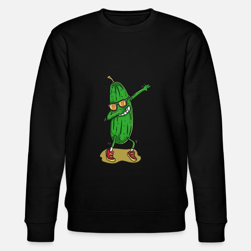 Concombre dansant drôle - Sweat bio CHANGER Stanley/Stella Unisexe - noir