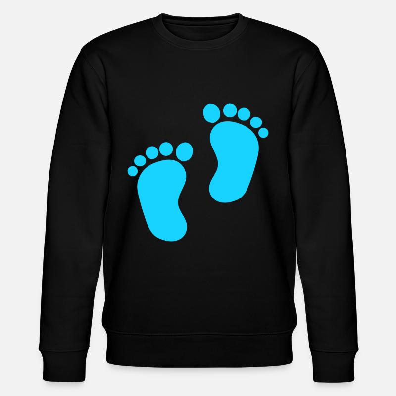 Pieds de bébé Garçon bleu - Sweat bio CHANGER Stanley/Stella Unisexe - noir