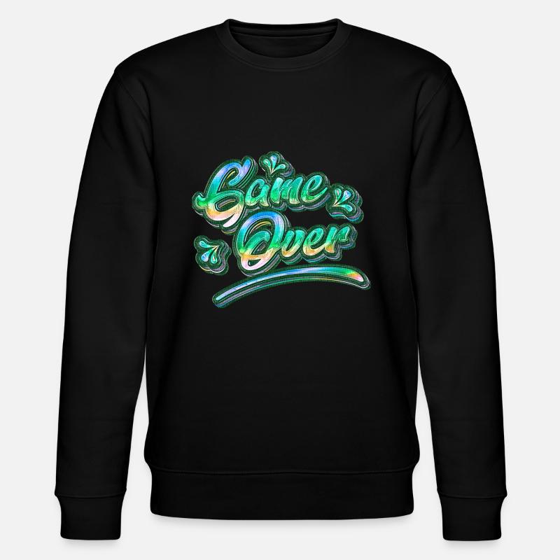 Game Over Graffiti - Stanley/Stella CHANGER Unisex Organic Sweatshirt - black