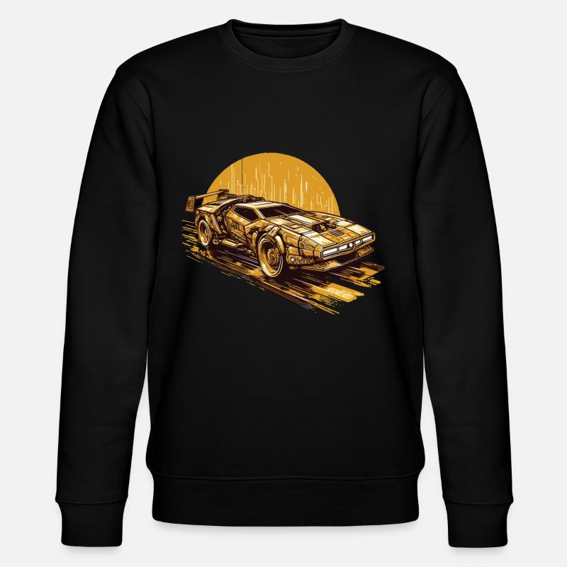 Cybercar - Stanley/Stella Unisex Bio-Sweatshirt CHANGER  - Schwarz