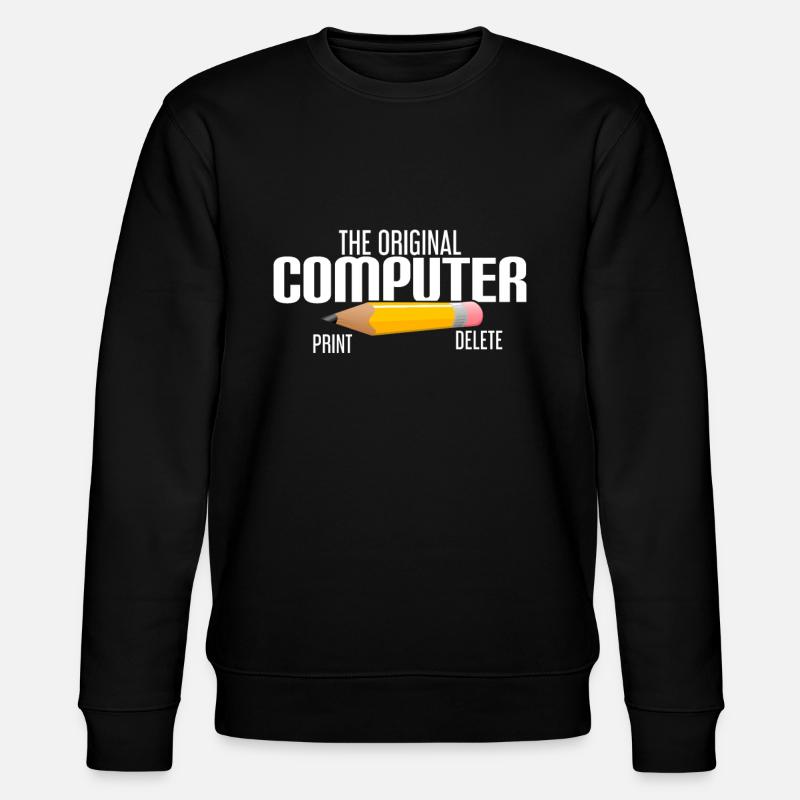 The original computer - Stanley/Stella CHANGER Unisex Organic Sweatshirt - black