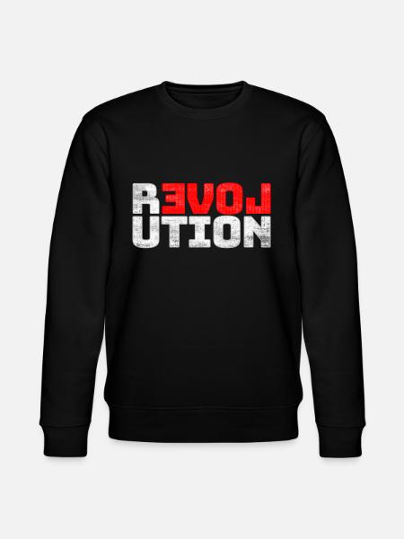 Revolution LOVE - Stanley/Stella CHANGER Unisex Organic Sweatshirt - black