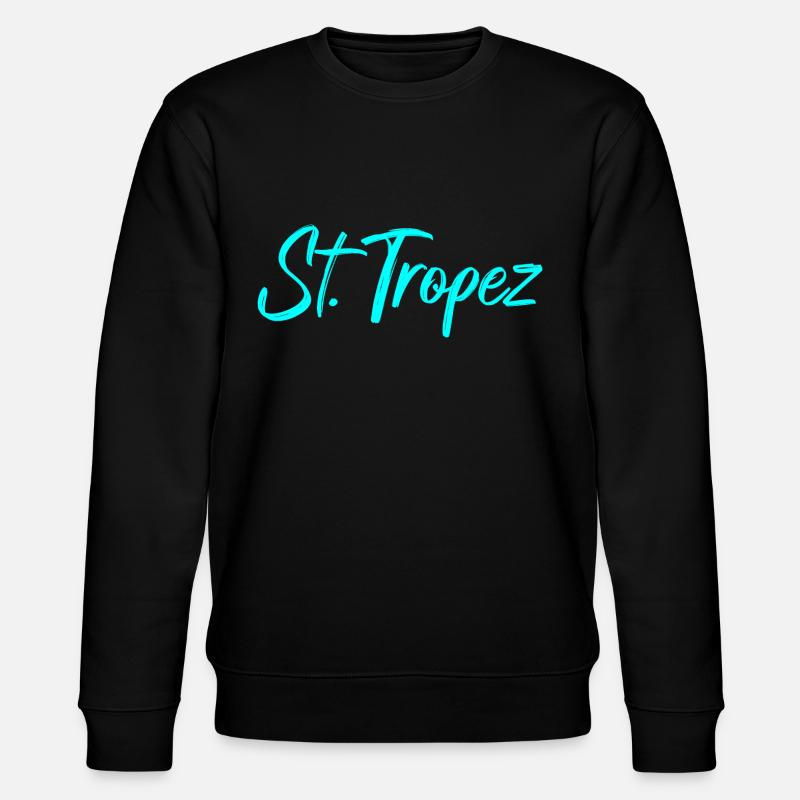 Saint Tropez Frankreich - Stanley/Stella Unisex Bio-Sweatshirt CHANGER - Schwarz