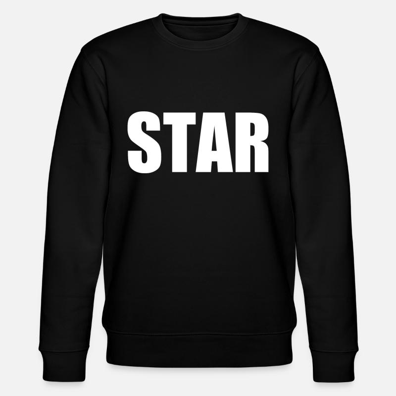Star - Stanley/Stella Unisex Bio-Sweatshirt CHANGER - Schwarz