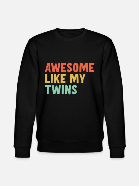 Fantastique comme mes jumeaux - Sweat bio CHANGER Stanley/Stella Unisexe - noir