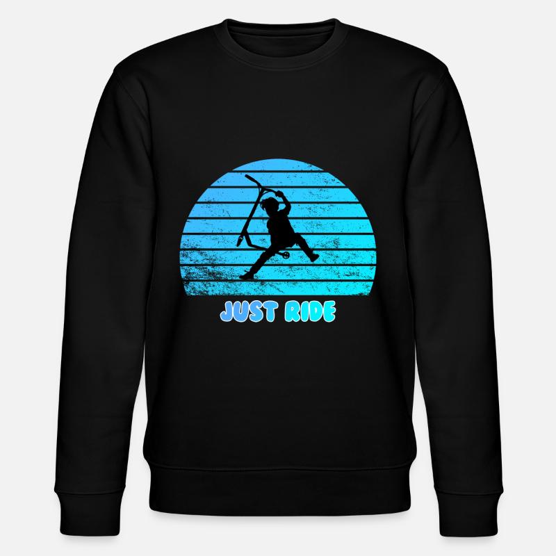 Just ride - Sweat bio CHANGER Stanley/Stella Unisexe - noir