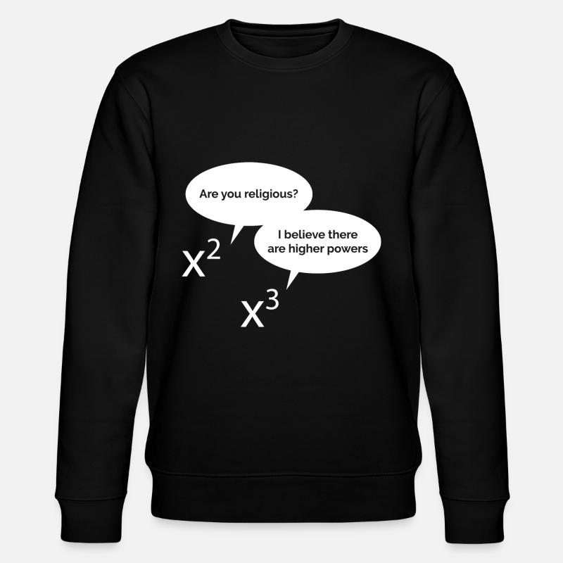 High potency math - Stanley/Stella CHANGER Unisex Organic Sweatshirt - black