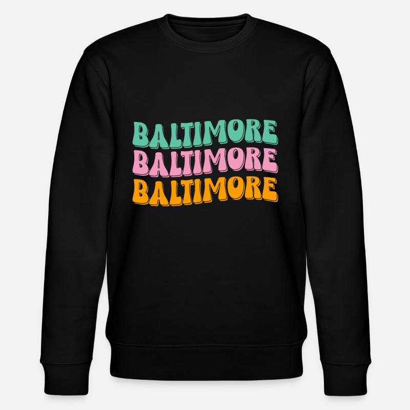 Baltimore - Sweat bio CHANGER Stanley/Stella Unisexe - noir