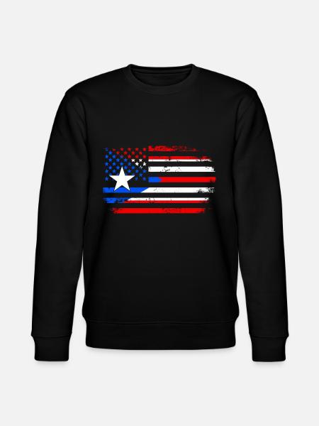 Puerto Rico - Stanley/Stella CHANGER Unisex Organic Sweatshirt - black