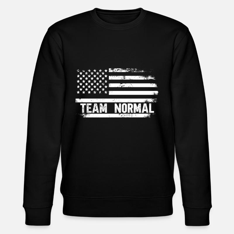 Team Normal - Stanley/Stella Unisex Bio-Sweatshirt CHANGER  - Schwarz