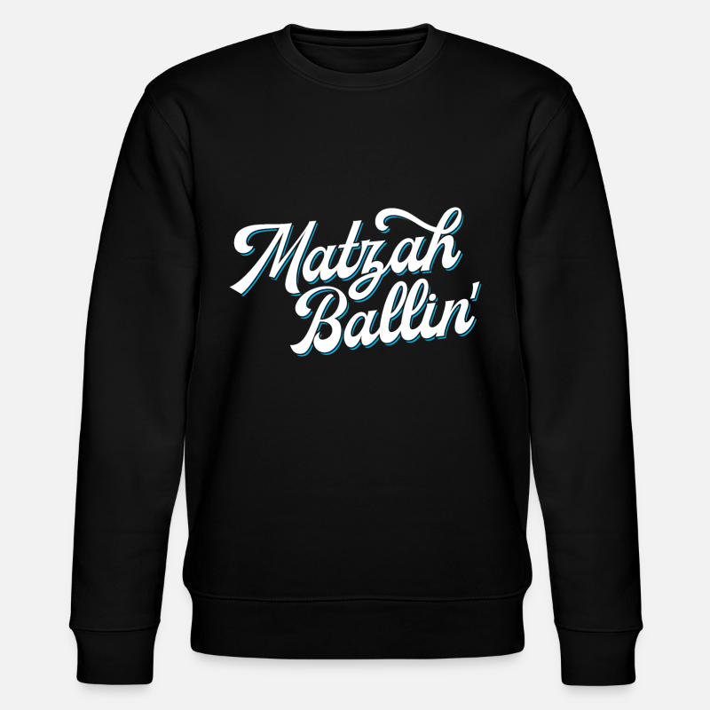 Matzah Ballin - Stanley/Stella Unisex Bio-Sweatshirt CHANGER  - Schwarz