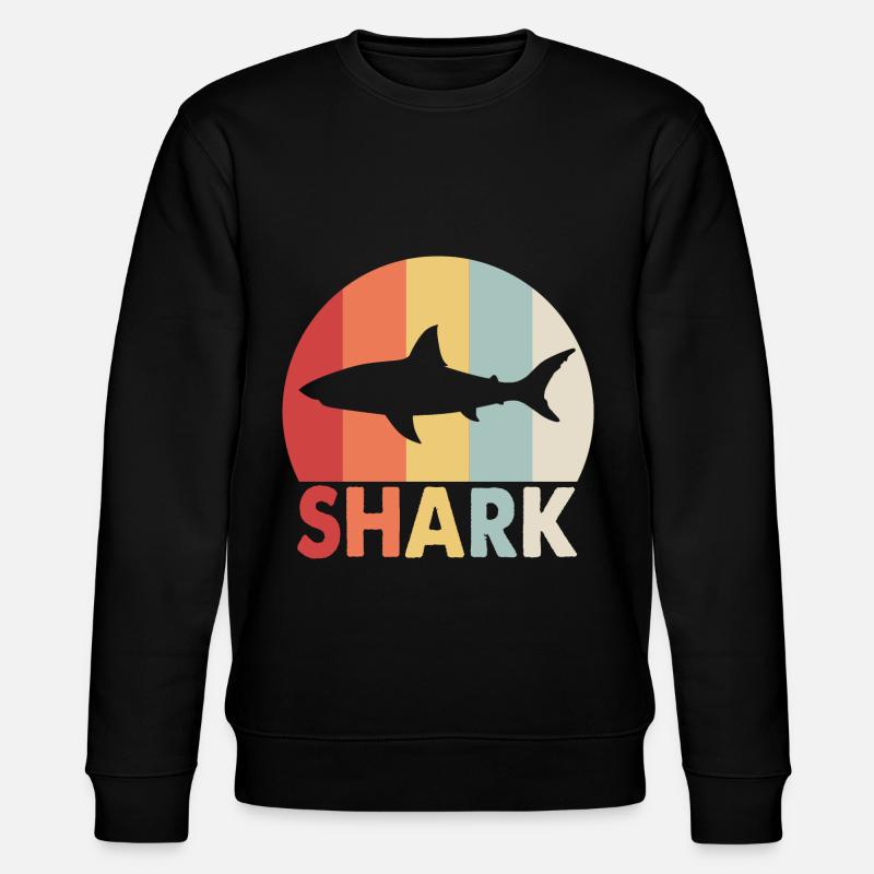Shark - Stanley/Stella Unisex Bio-Sweatshirt CHANGER  - Schwarz