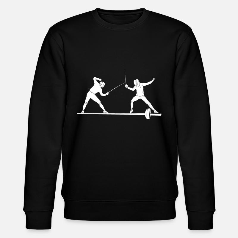Fechten - Stanley/Stella Unisex Bio-Sweatshirt CHANGER  - Schwarz