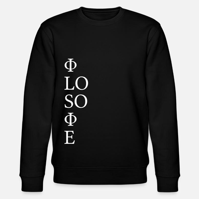 Philosophie - Stanley/Stella Unisex Bio-Sweatshirt CHANGER  - Schwarz