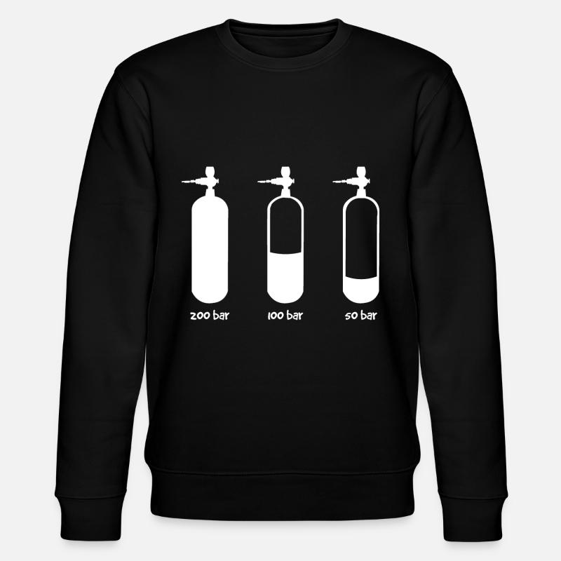 Gerätetauchen Tauchen - Stanley/Stella Unisex Bio-Sweatshirt CHANGER  - Schwarz