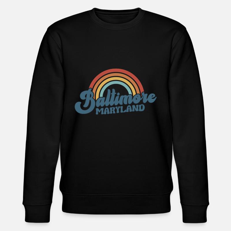 Baltimore - Stanley/Stella CHANGER Unisex Organic Sweatshirt - black