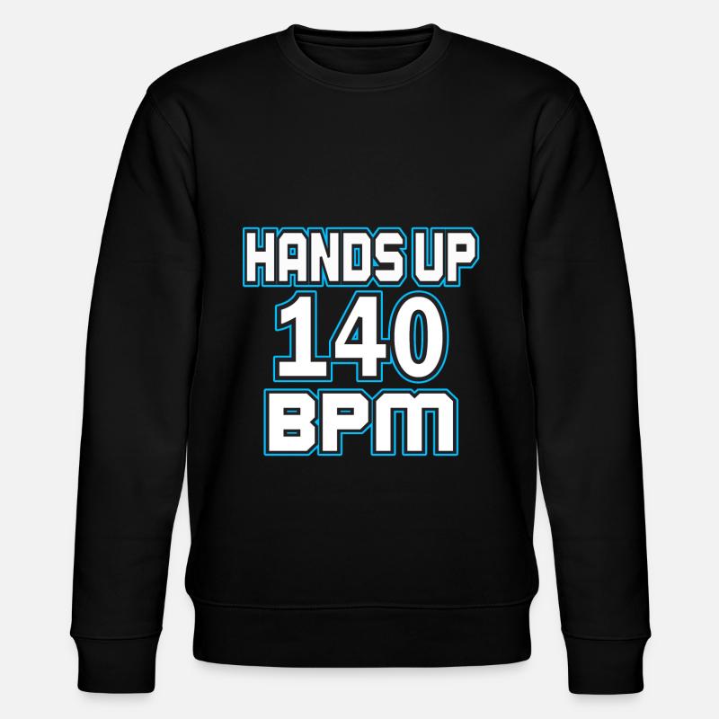 140 bpm - Stanley/Stella CHANGER Unisex Organic Sweatshirt - black