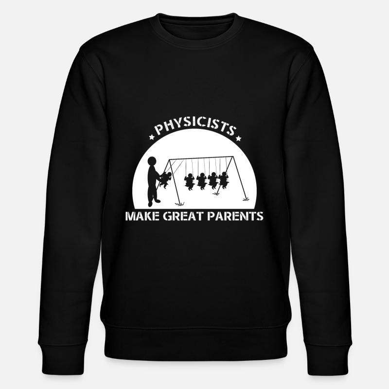 Physiker Eltern - Stanley/Stella Unisex Bio-Sweatshirt CHANGER  - Schwarz