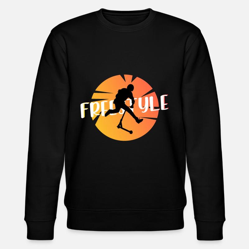 Freestyle-Roller - Stanley/Stella Unisex Bio-Sweatshirt CHANGER  - Schwarz