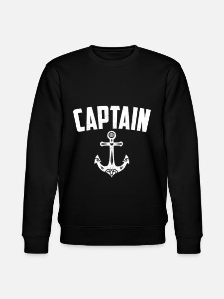 Ancre capitaine - Sweat bio CHANGER Stanley/Stella Unisexe - noir