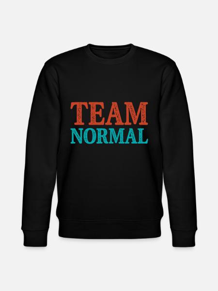 Team Normal - Stanley/Stella CHANGER Unisex Organic Sweatshirt - black